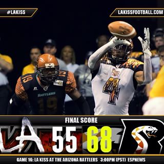 #LAKISS fall short in their comeback against first-place Arizona on the road.