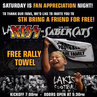 #LAKISS Season Ticket Holder (STH) night is back! Bring up to two friends (for FREE) to this Saturday's regular season finale.
Pre-register online, or register at will call on game day: bit.ly/LAKISS_STH