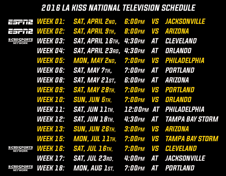 How do you see the ESPN2 TV schedule?