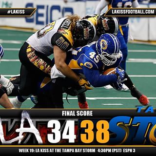 #LAKISS drop a nail biter in Tampa Bay.