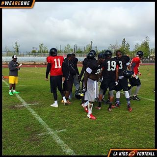 Monday morning training camp... Another great day to get better #WEAREONE #LAKISSFOOTBALL